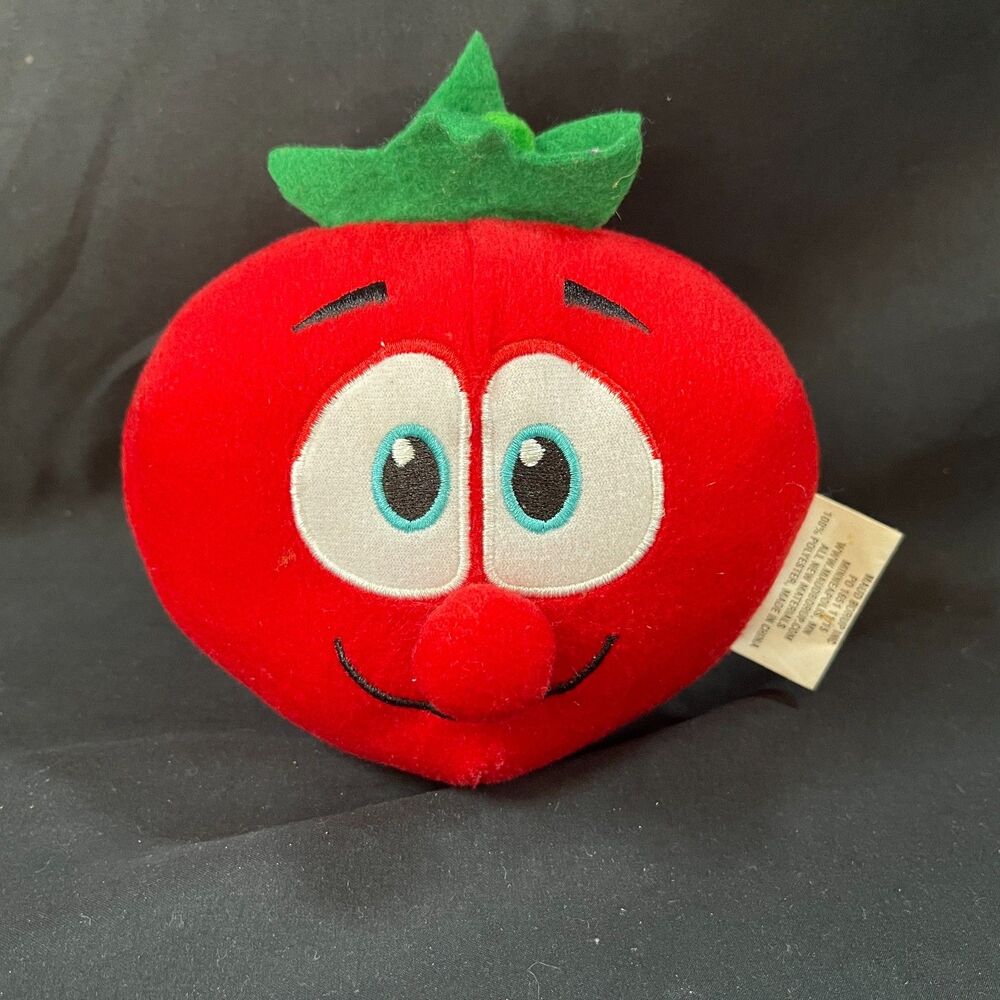 VeggieTales Bob the Tomato by Maud Borup Plush Stuffed Toy 5”